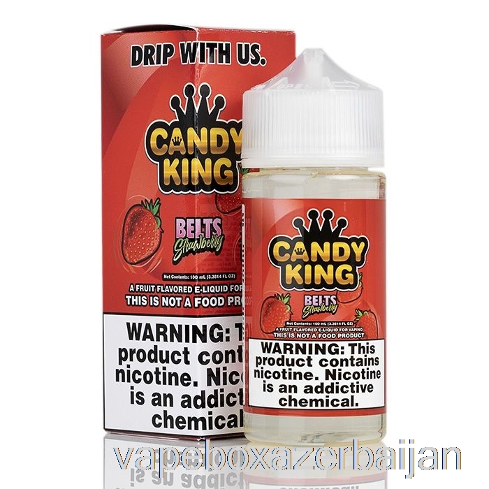Vape Smoke Belts Strawberry - Candy King - 100mL 6mg